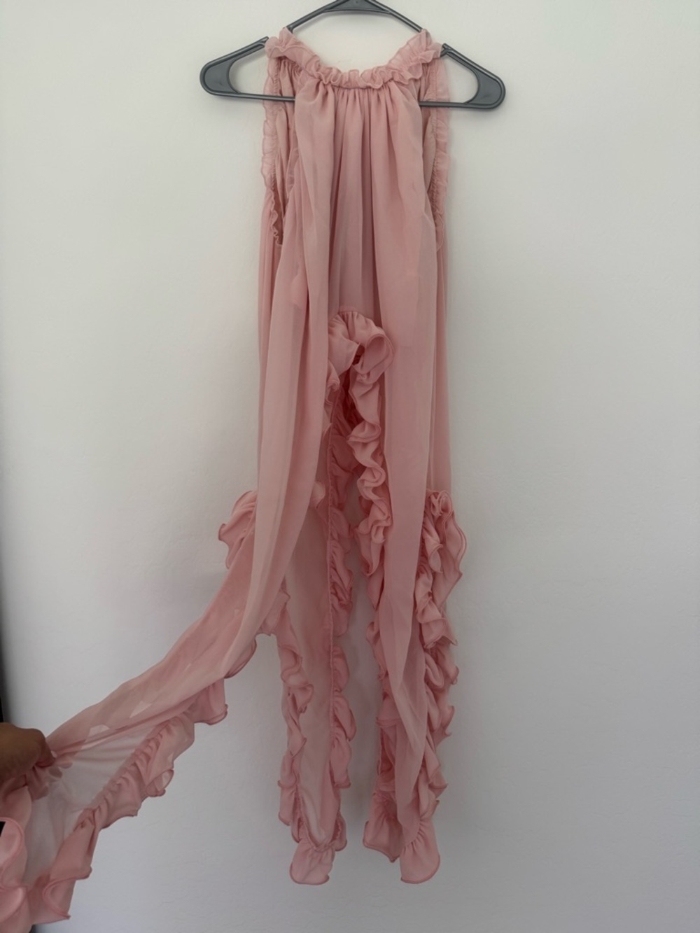 Blush Pink Ruffled Set - Picture 2 of 4